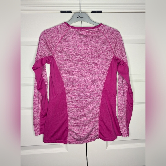 Danskin Now Womens Small (4-6) Fitted Long Sleeve Active Top Pink - Picture 2 of 8